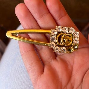 Authentic (Damaged) Gucci Crystal Clip